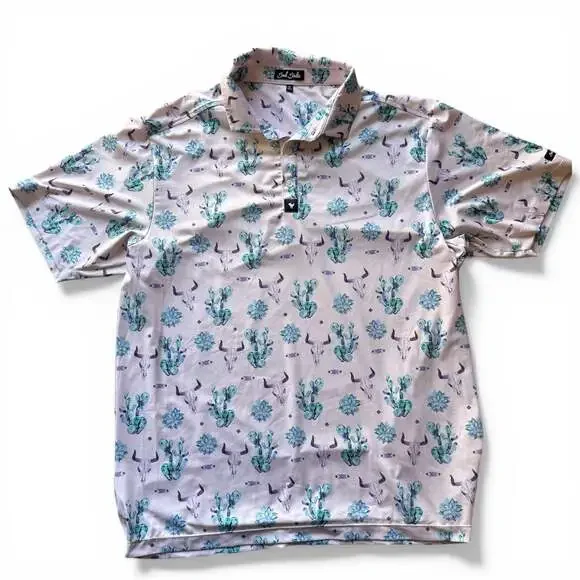 NWOT Bundle 4 Bad Birdie Men's Golf Polo Shirts Size XL Floral Geometric Print - Picture 6 of 9